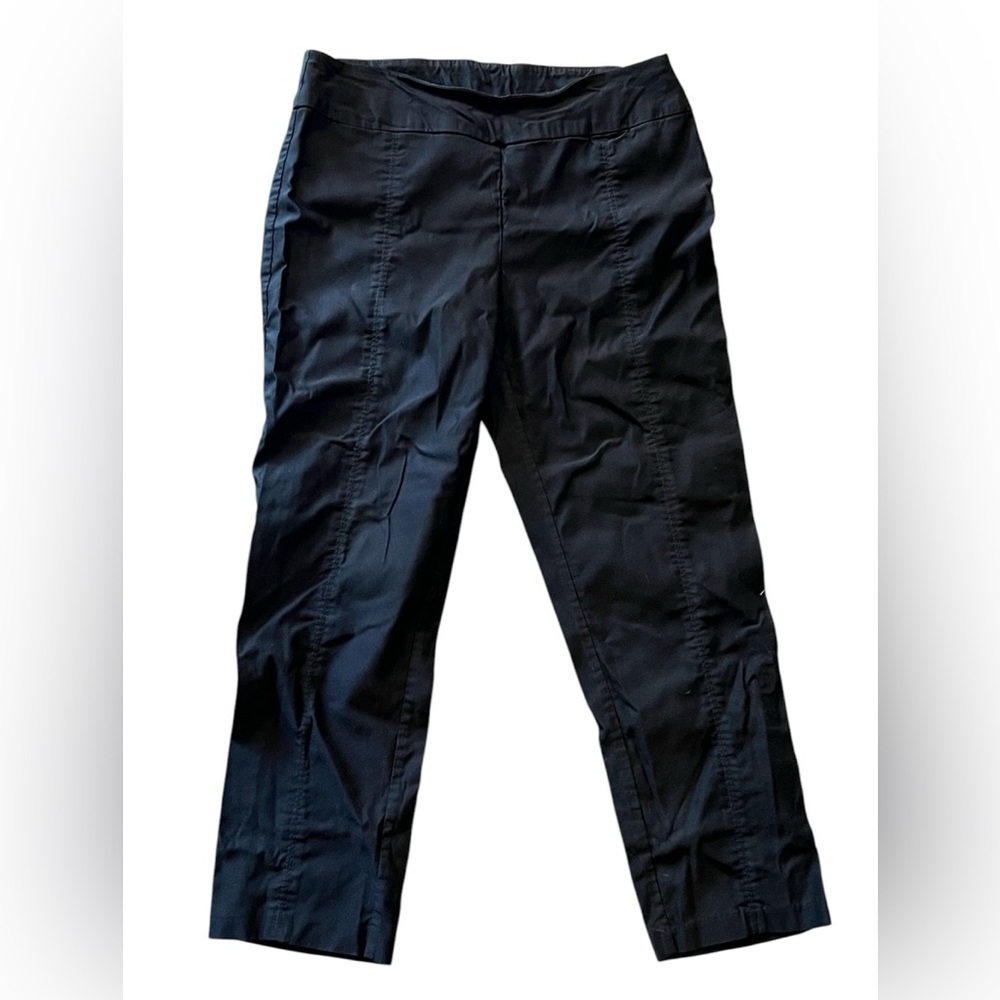 Tribal Blqck Crop Pull-On Dress Pants